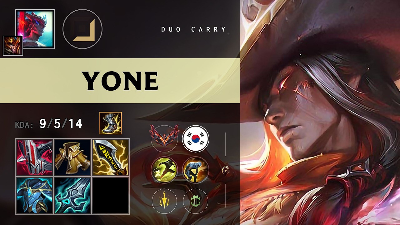 Yone ADC vs Syndra - KR Grandmaster Patch 26.15