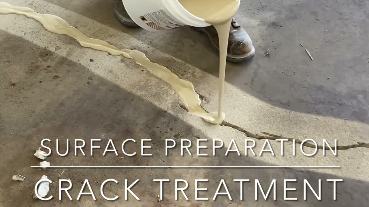 STI Surface Preparation: Concrete Crack Preparation and Patching
