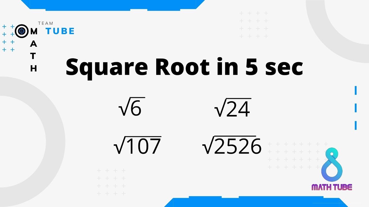 Square Root in 5 Seconds - Imperfect Square - (Math Trick)
