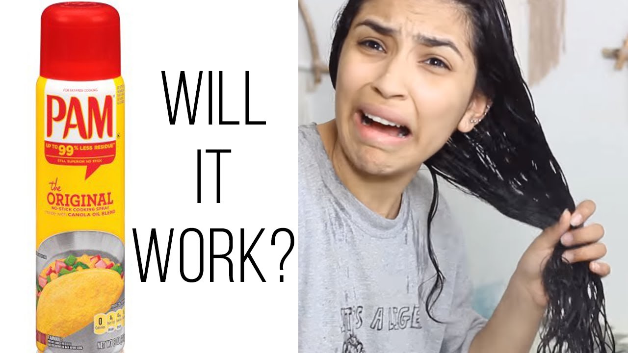Spraying Cooking Spray In My Hair