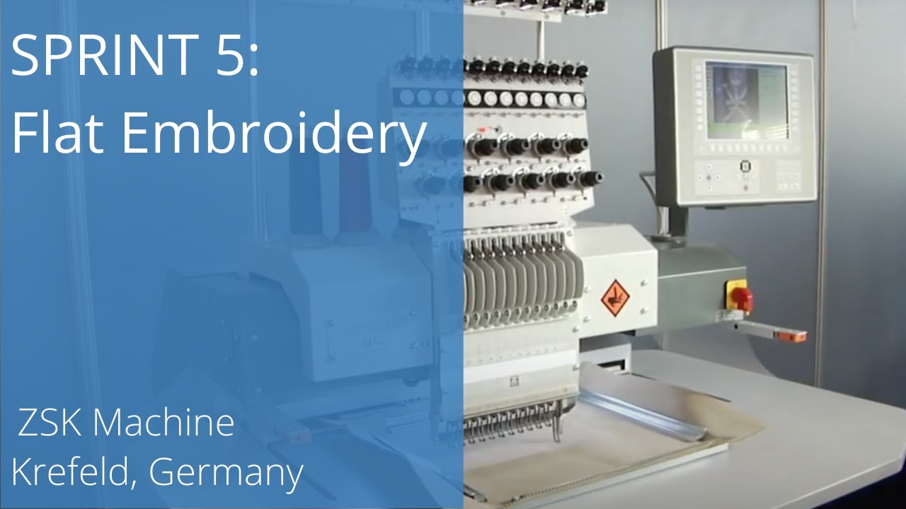 ZSK SPRINT 5: Flat Embroidery