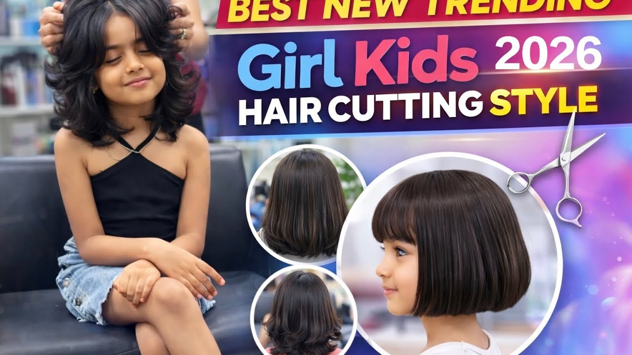 2026 New Kids Girl Hair Cut Style 💇‍♀️ | Best Trending Cute Haircut for Little Girls 