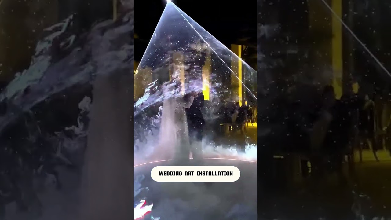 Create an enchanting, unforgettable wedding experience with this stunning art installation!