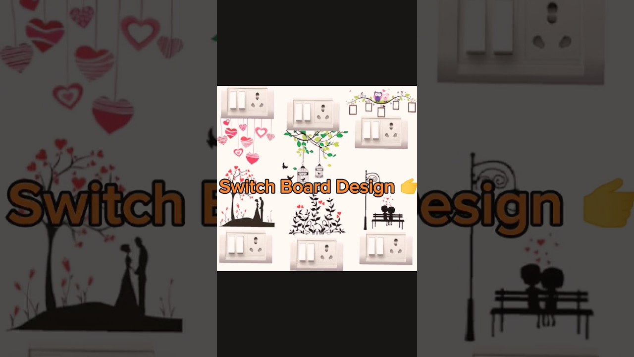 switch board design #shortsvideo #switchboardpainting #painting #drawing