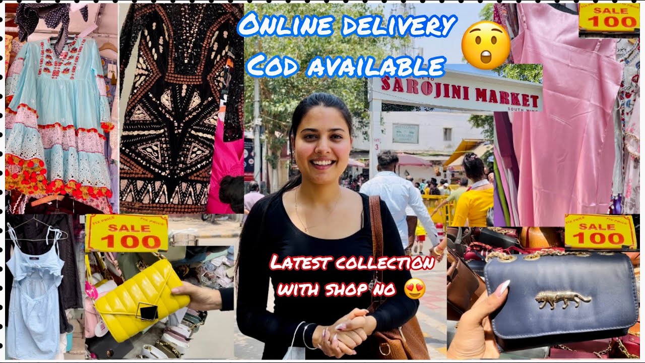 Sarojini nagar market delhi | latest summer collection 2022 with shop no 