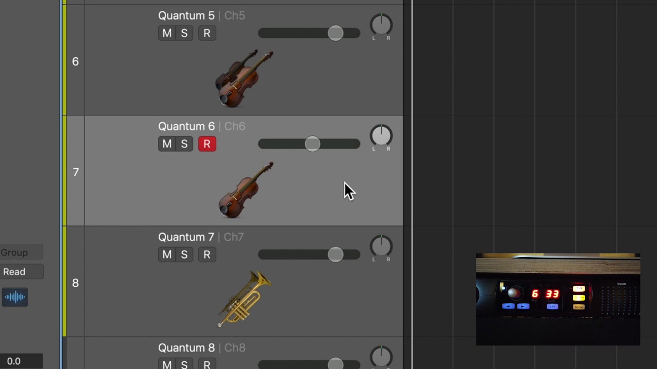 PreSonus Quantum Preamp Control in Logic Pro X
