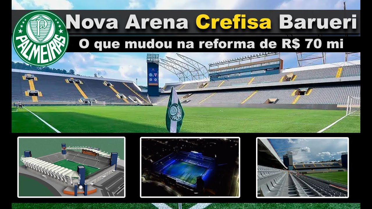 Conheça a Nova Arena Crefisa Barueri a segunda casa do Palmeiras ?