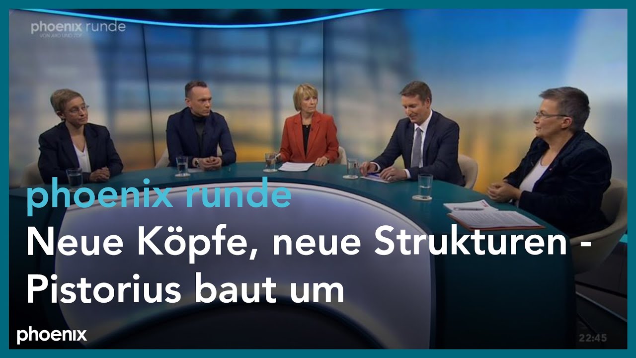 phoenix runde: Neue Köpfe, neue Strukturen - Pistorius baut um
