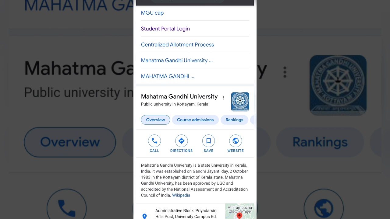MGU online exam registration-