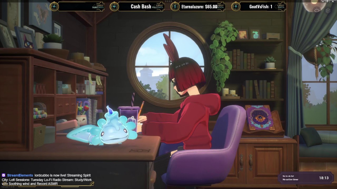 Tuesday Lo-Fi Radio Stream: Study/Work with Soothing wind and Record ASMR