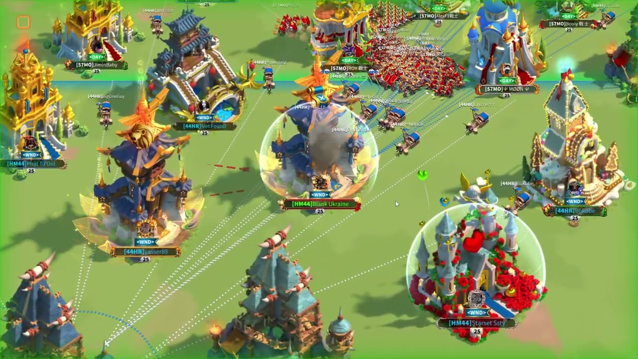 сервер 1957 обнуляют самого сильного ф2п Blank  server 2844 Ukraine Rise of Kingdoms