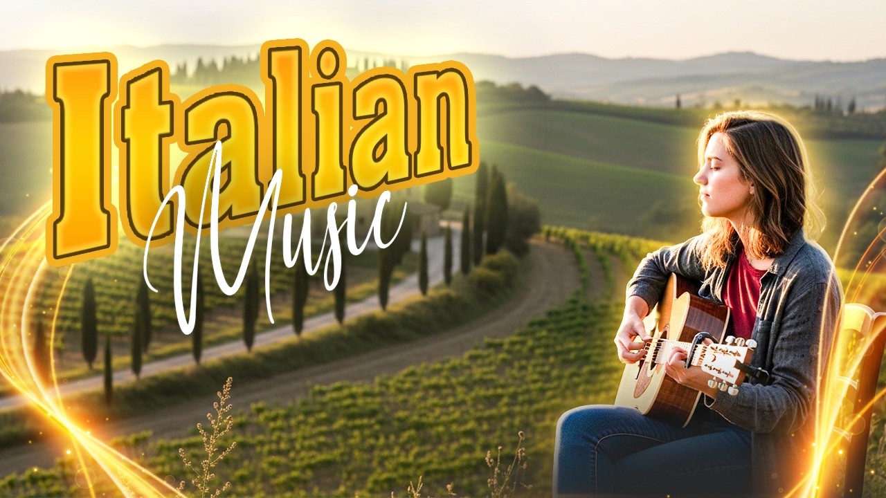 🎶 Italian Guitar Music for Relaxation 🎶 3+ Hours Scenic Italy Ambience