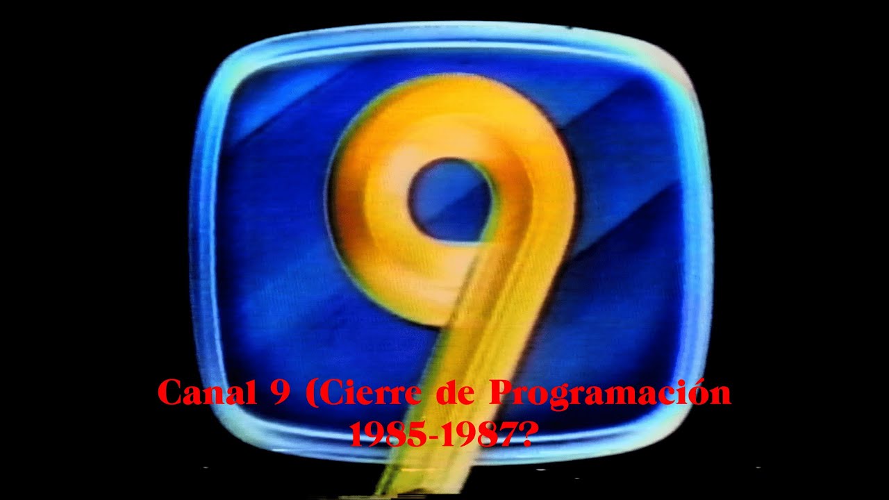 Canal 9 - ATV (Cierre de Programación 1985 - 1987?) Incompleto