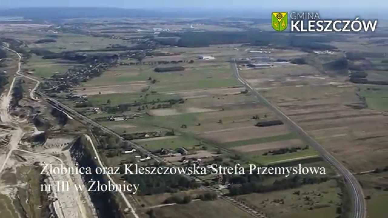 Gmina Kleszczów z lotu ptaka