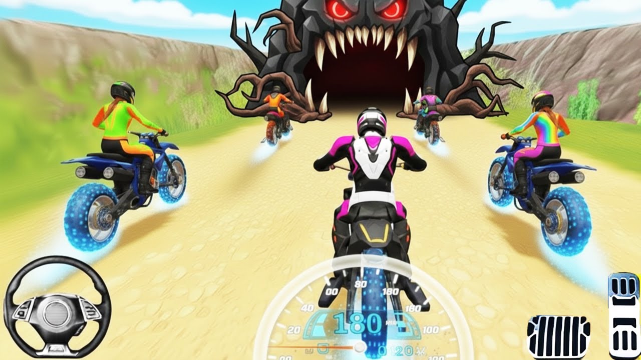 Insane Bike Stunt Racing Gameplay - Extreme Bikes Mountain Crashes & Epic Fails - Android Bike Game