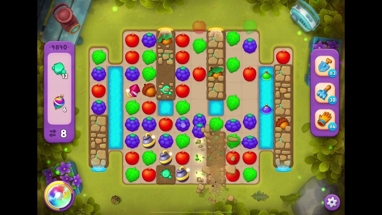 GardenScapes Level 4840 no boosters