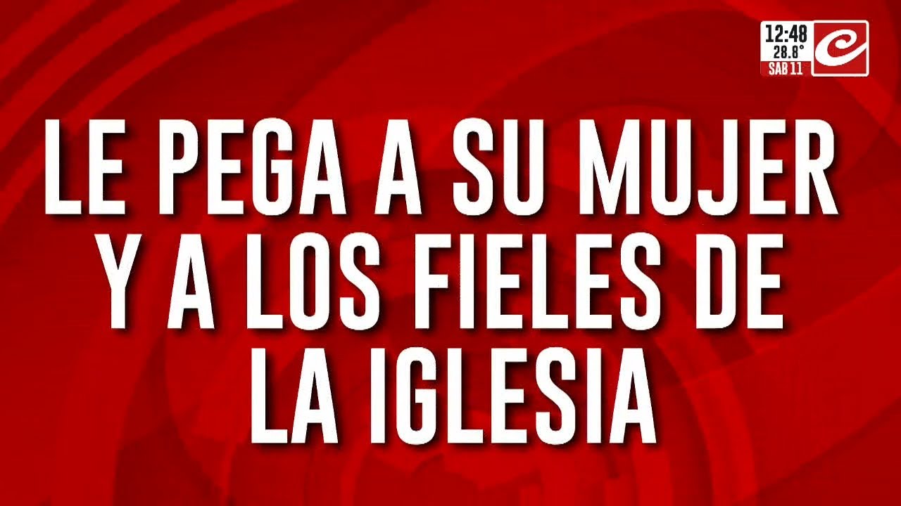 Denuncian a pastor violento que maltrata salvajemente a su mujer y a los fieles de la iglesia