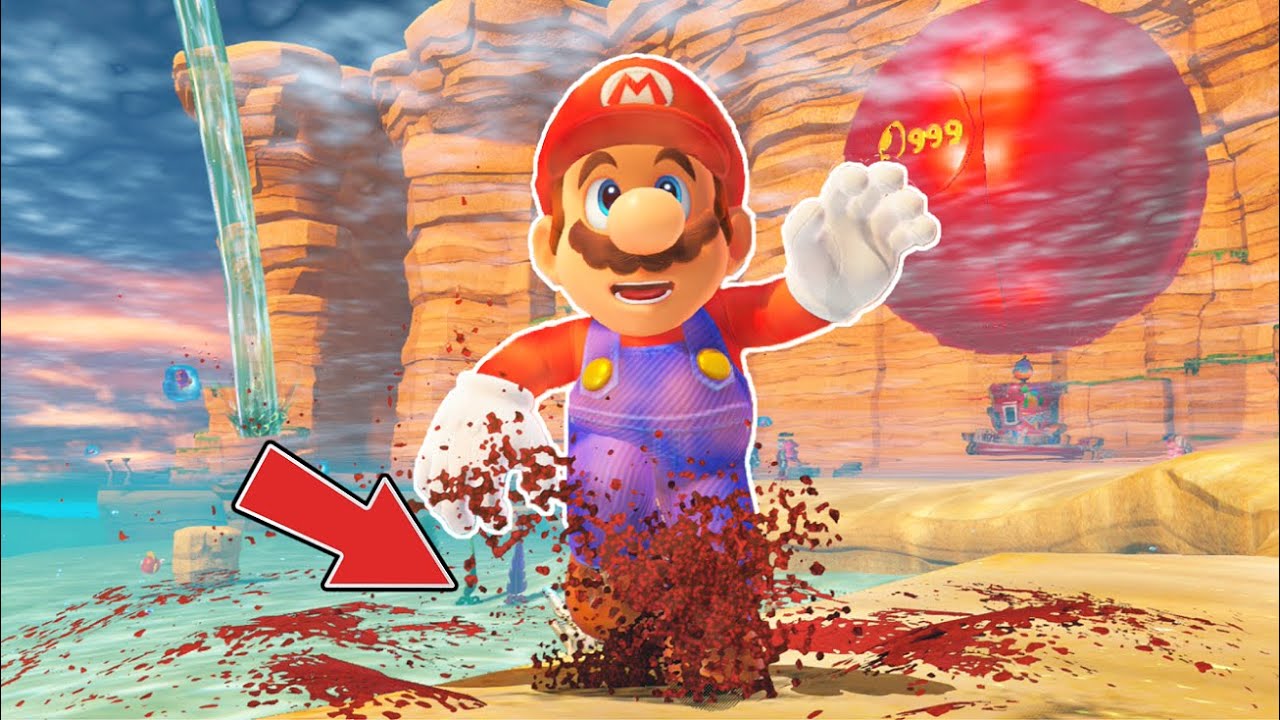 What If Everything Was Quicksand in Super Mario Odyssey?