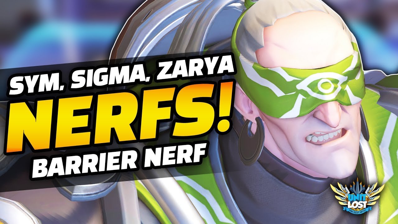 Overwatch - Symmetra and Zarya Damage NERFS! Sigma Barrier NERF!