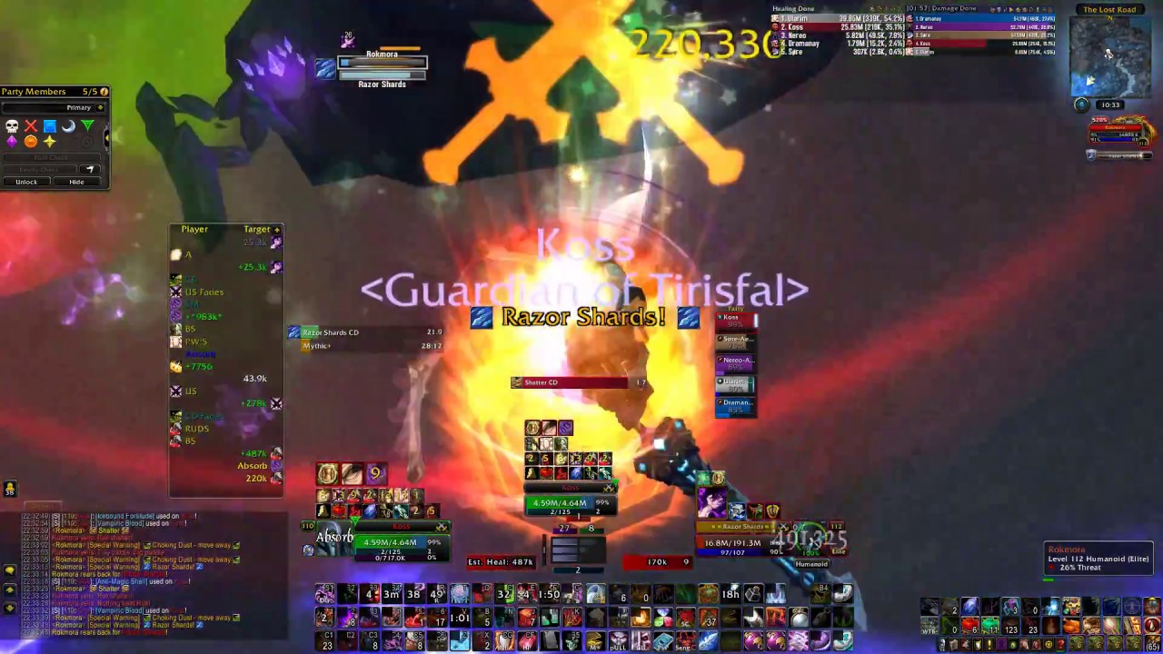 Neltharion's Lair Mythic Plus 11 / Raging / Volcanic / Tyrannical / Blood DK pov