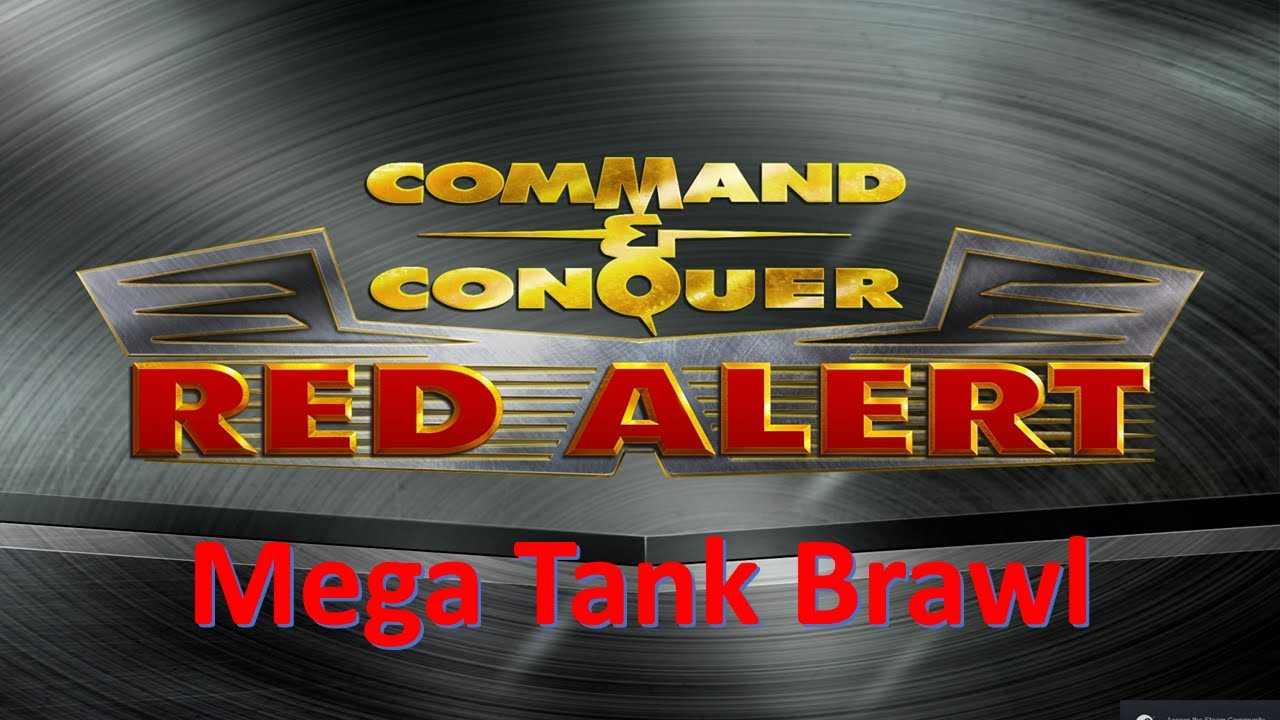 Command and Conquer Red Alert Remastered FFA (Mega Tank Brawl in Death Valley)