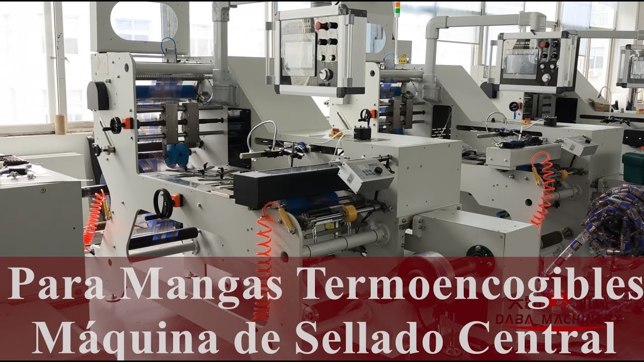 DABA Máquina de Sellado Central para Mangas Termoencogibles de Alta Velocidad -Enviar a Colombia