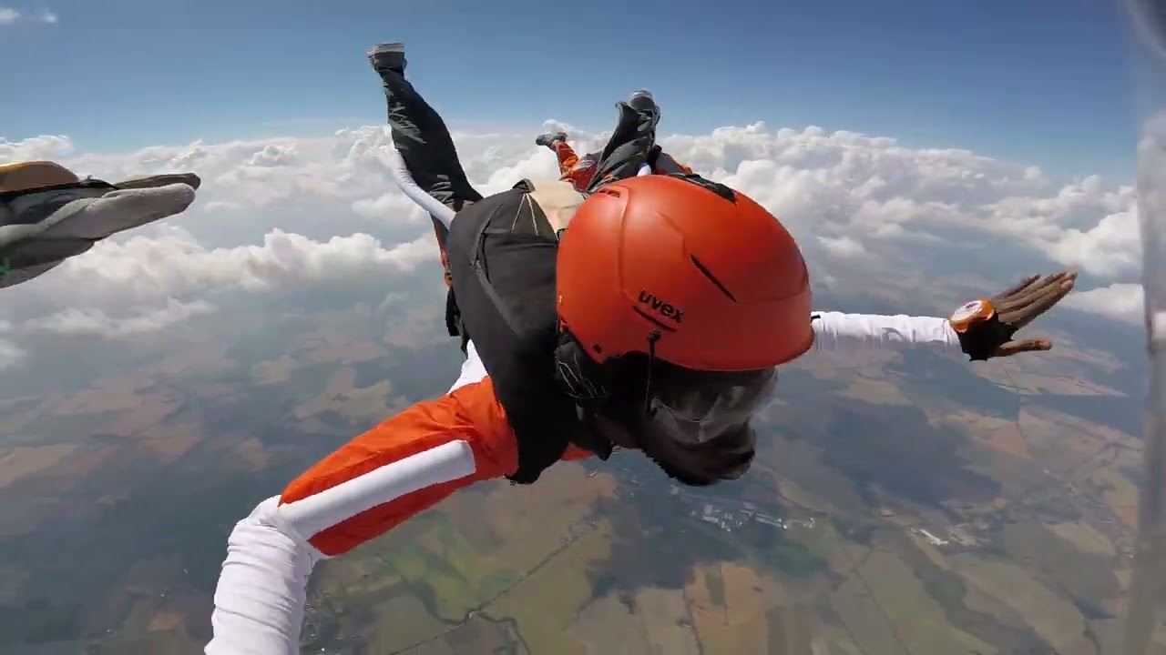 AFF level 3 gone wrong, student spinning out of control. Failed.