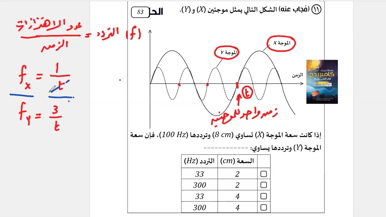 شرح السؤال رقم 11 من قسم الانشطة والاختبارات على الدرس الأول من الوحدة السادسة - الثاني عشر ترم ثاني