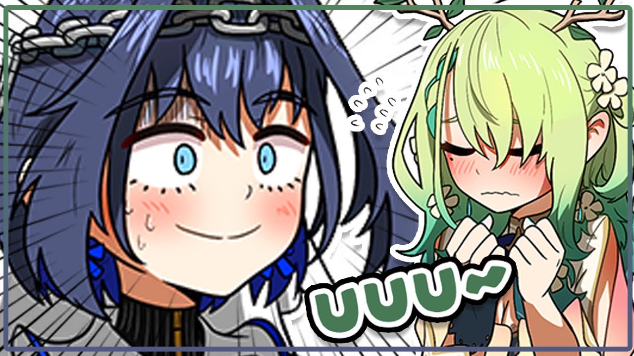 [ENG SUB/Hololive] even Kronii was caught off guard by Fauna's rarest Uuu~ sound