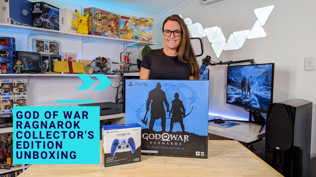 God of War Ragnarok Collector's Edition & PS5 Controller Unboxing