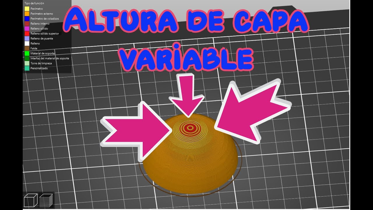 Altura de capa variable - Prusa Slicer en Español / Ender , Prusa , Anet , Anycubic