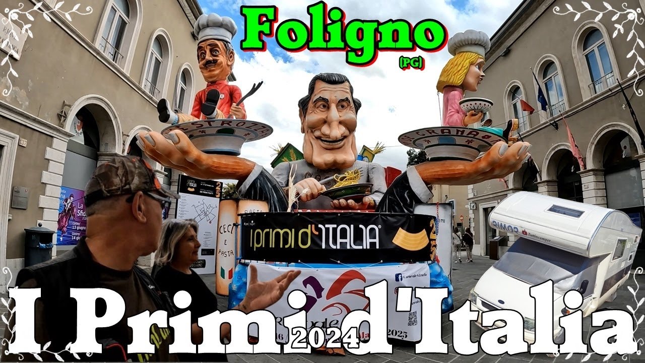 🚚 I Primi d'Italia  🌍Foligno (PG) Raduno Camper zona stadio  ➡ I viaggi con Gulliver