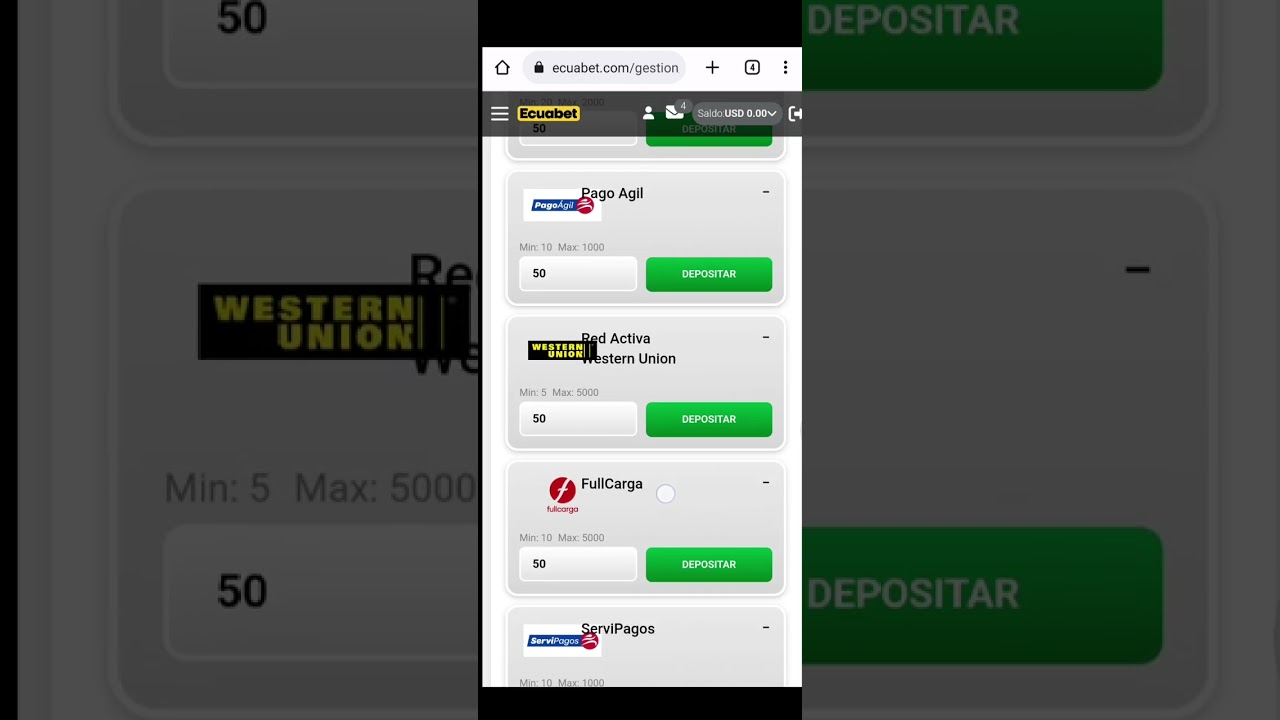 ECUABET- VERIFICACI&Oacute;N Y DEPOSITAR