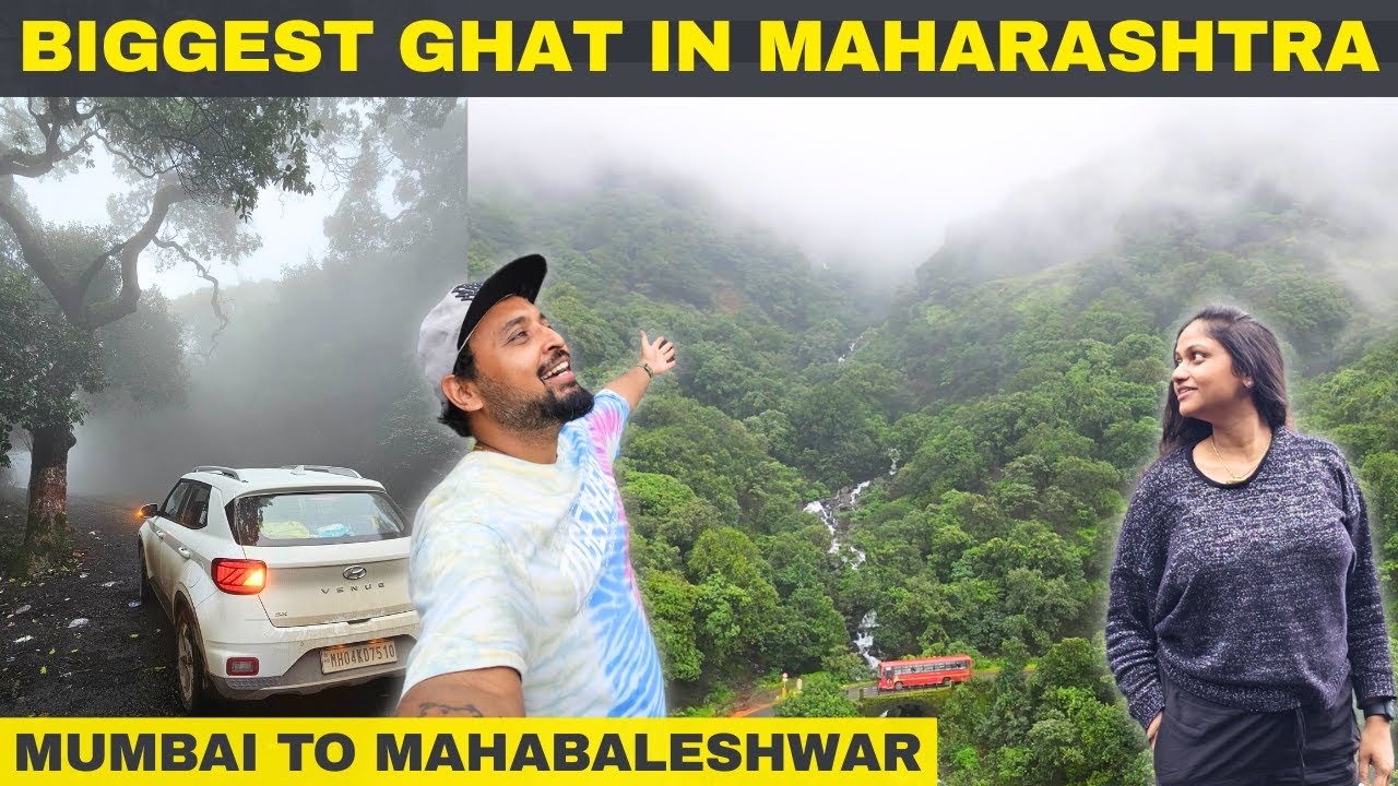 EPIC MONSOON TRIP BEGINS via Biggest Ghat In Maharashtra | Mumbai To Mahabaleshwar - AMBENALI GHAT !