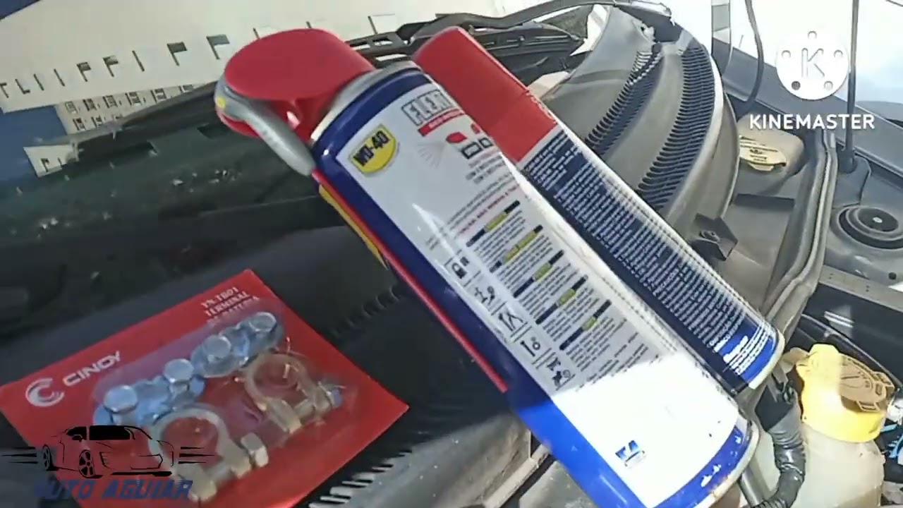 Troca dos terminais da bateria