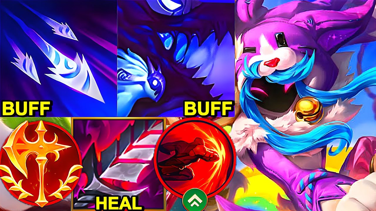 Wild Rift China Kindred Jungle - BROKEN BUFF !? Sudden Impact BEST KINDRED Build Runes