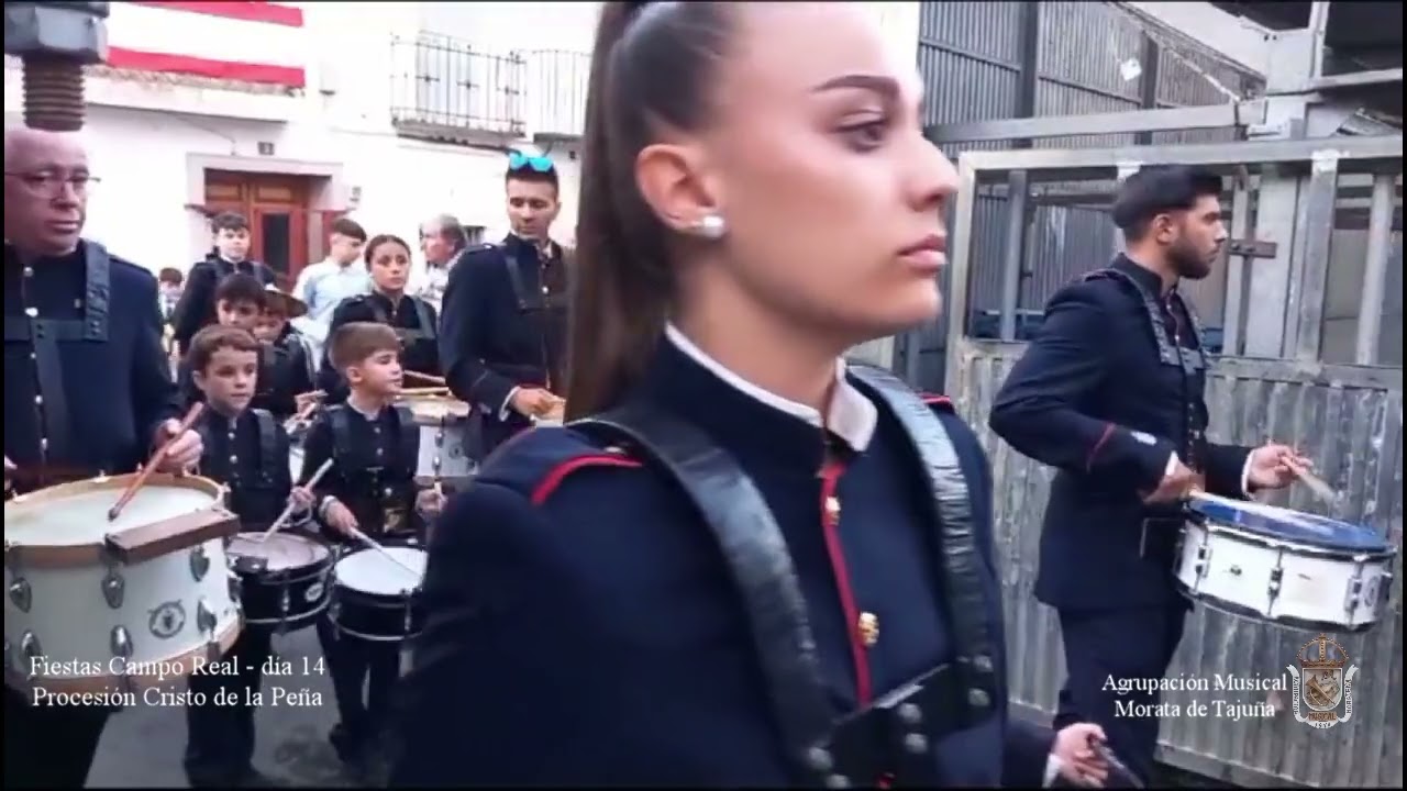 2023-09-14 Procesión del Cristo de la Peña en Campo Real por Agrupación Musical de Morata de Tajuña
