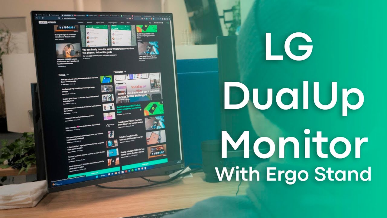 This LG monitor comes with WHAT?! - Unboxing the LG DualUp Ergo 28