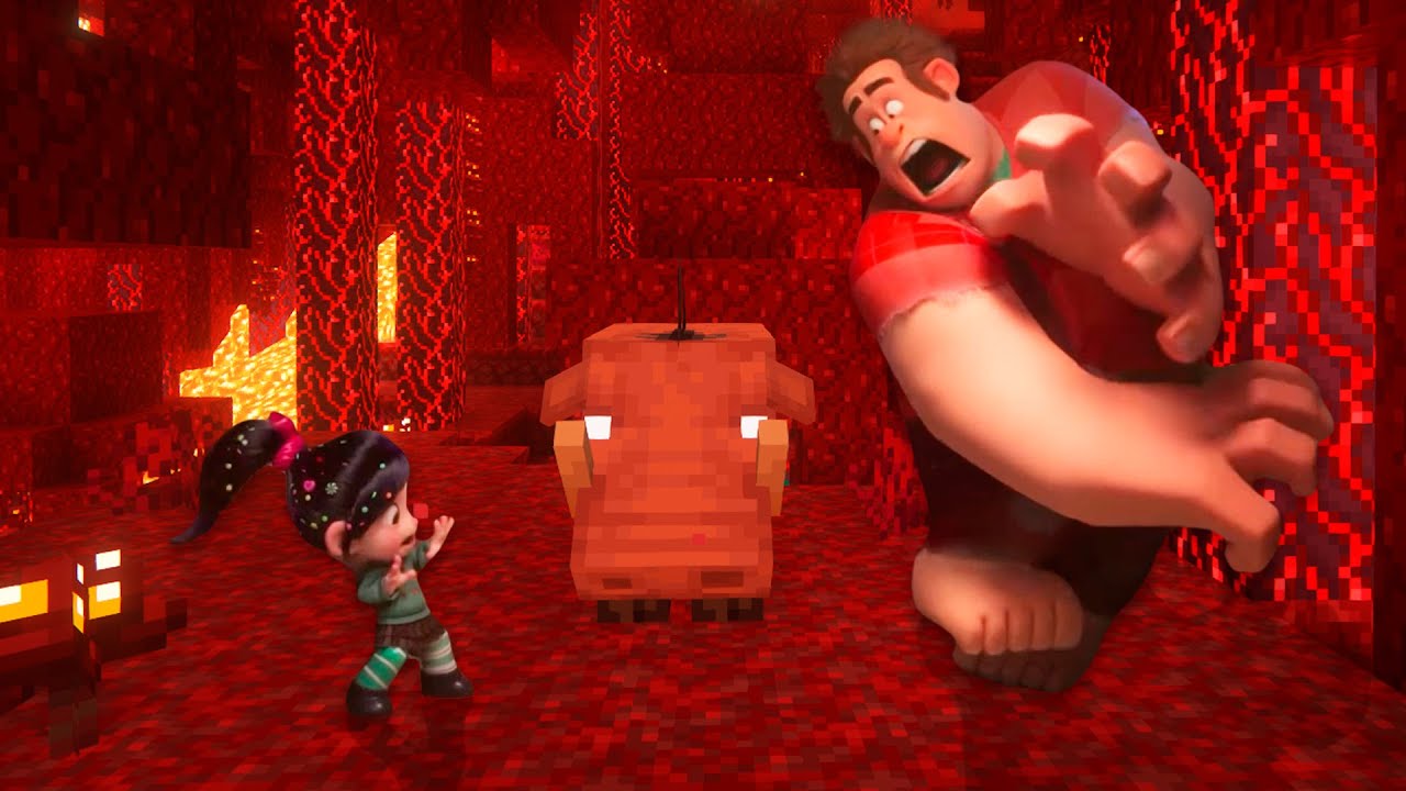 Wreck-It Ralph and Vanellope Speedrun Minecraft