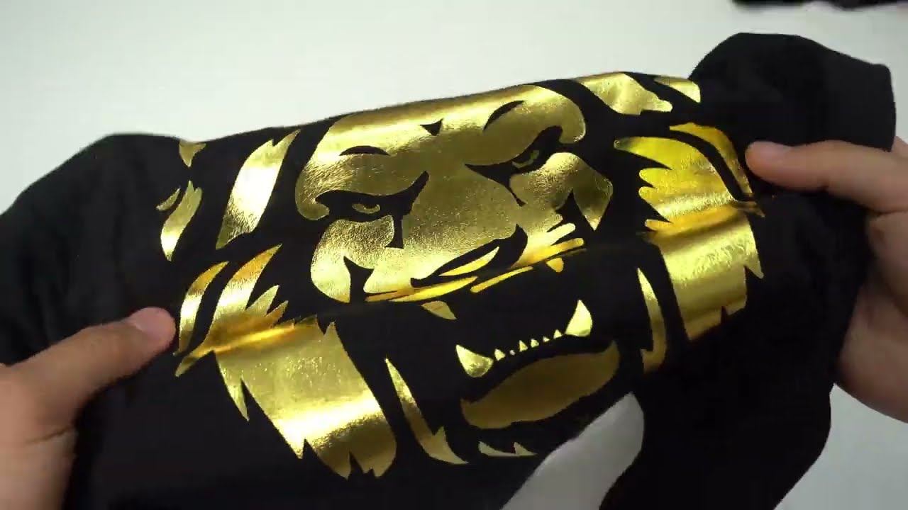 How to use foil gold DTF film steps by steps ?