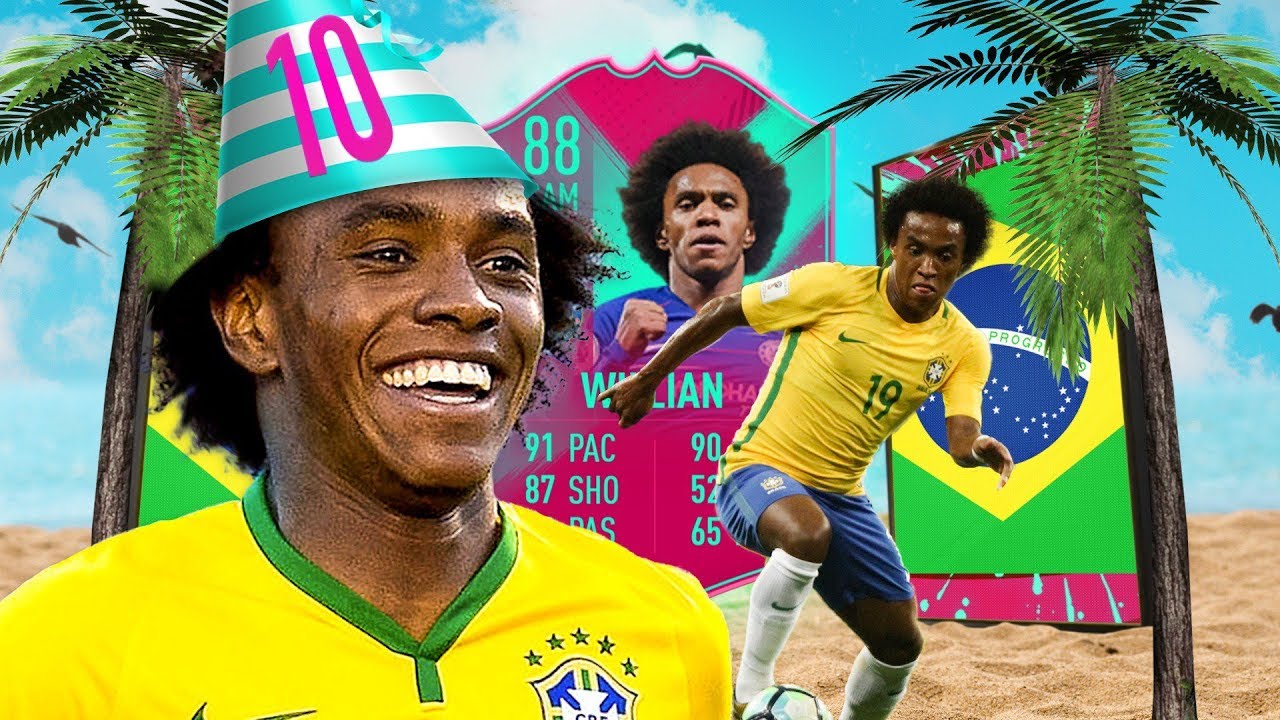 IS HE WORTH 200K?! 88 RATED FUT BIRTHDAY WILLIAN PLAYER REVIEW! FIFA 19 Ultimate Team