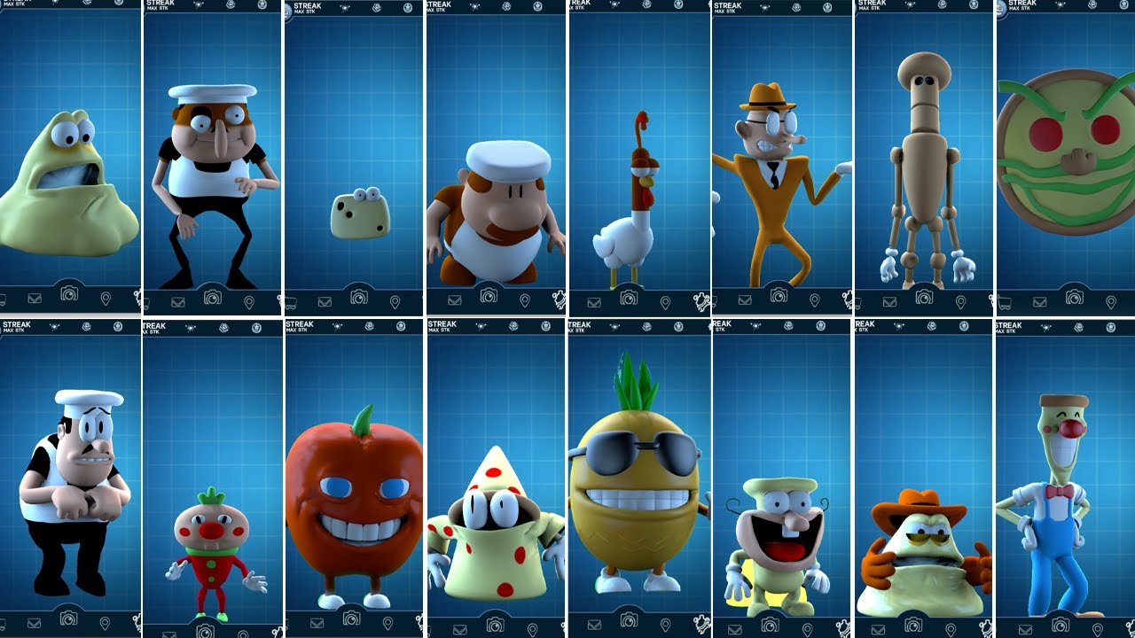 Pizza Tower Characters FNAF AR Workshop Animations