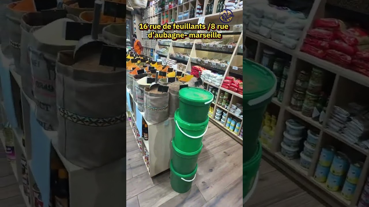 محل عطارة فى مارسيليا فيه كل التوابل والعطور والزيوت والمكسرات #paris #marseille #7alim🇪🇬🇲🇫 