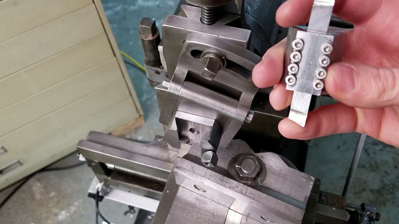 Quick Change Tool Post for the Rhodes Shaper (Part 4: Holder done, repeatability check, first chips)