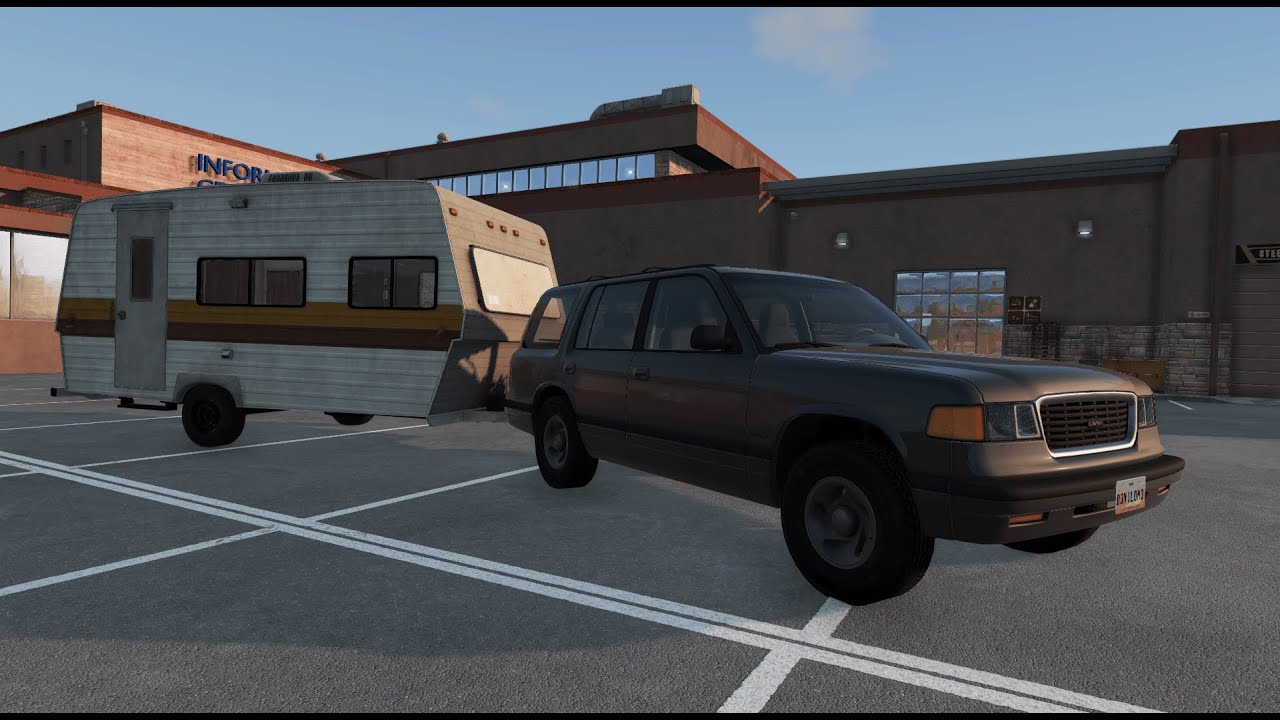 BeamNG.drive | Utah Road Trip with Caravan