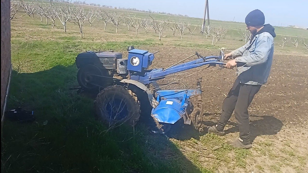 ❌Прополка міжрядь часнику🧄  фрезою👍
