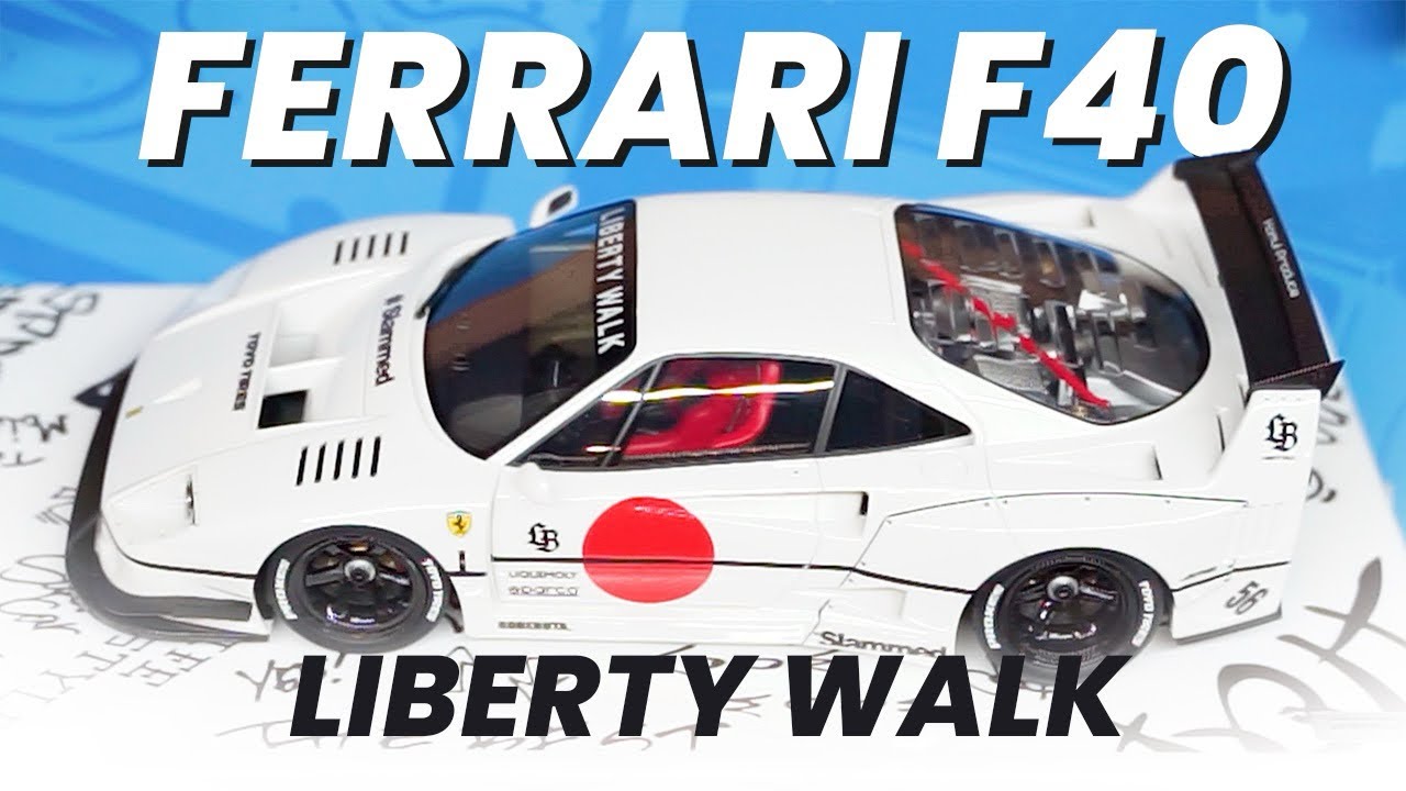 REVIEW LIBERTYWALK FERRARI F40 1:18 INNO 18