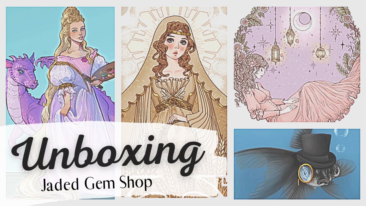 Unboxing: Jaded Gem Shop HAUL! Asleep, Barbie Rapunzel & Her Dragon, Beth, Harold the Fancy Goldfish