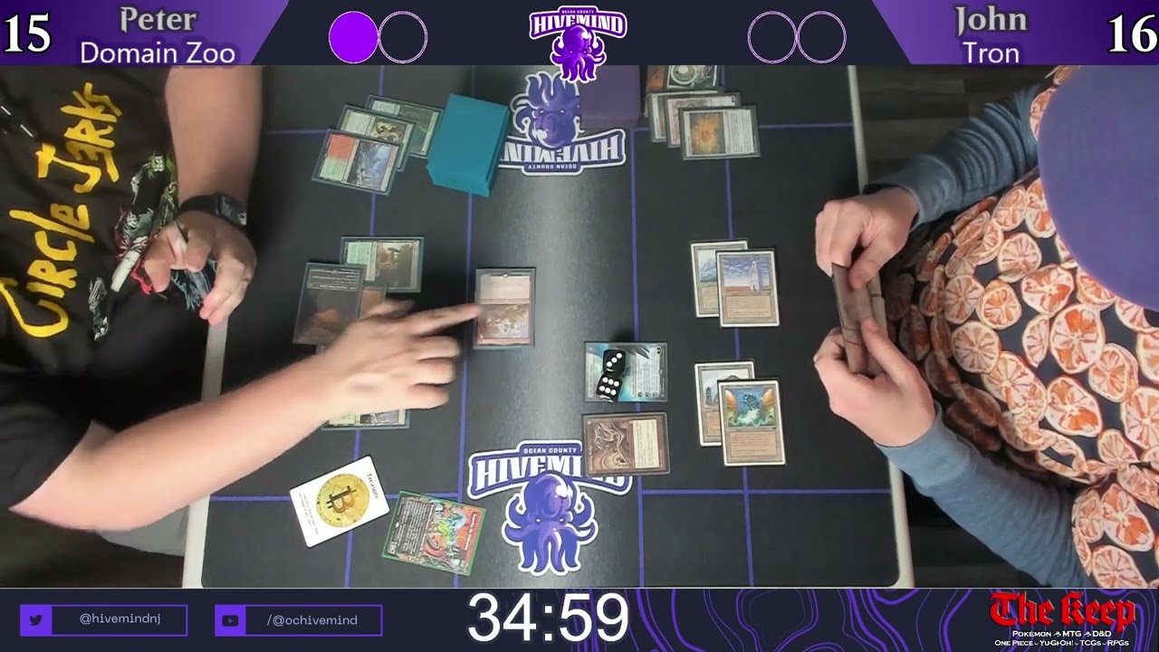 Modern FNM Round 2: Domain Zoo vs Mono Green Tron - 04/26/24