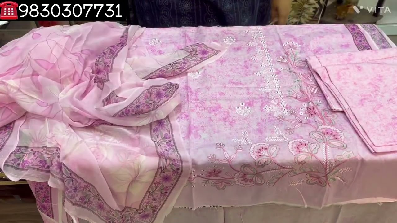 EID & SUMMER SPECIAL CHIKANKARI ₹2300 ☎️9830307731 #chikankari #trending #eidcollection #2025